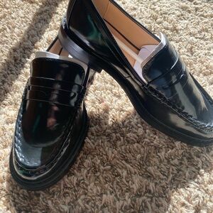 Classic Black Loafers for Women. New, never worn. Size 5.5